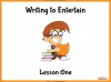 Writing to Entertain Teaching Resources (slide 3/152)